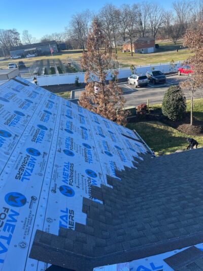 Metal Formers underlay on roof under roof construction